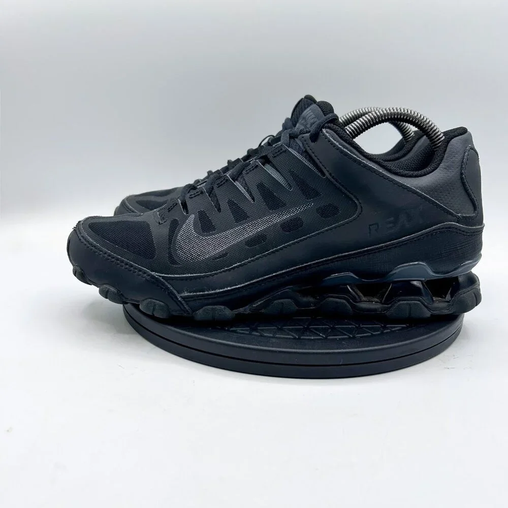 Nike Reax 8 TR Mesh Training Shoes Mens 7.5 black Gum Sole 621716-008